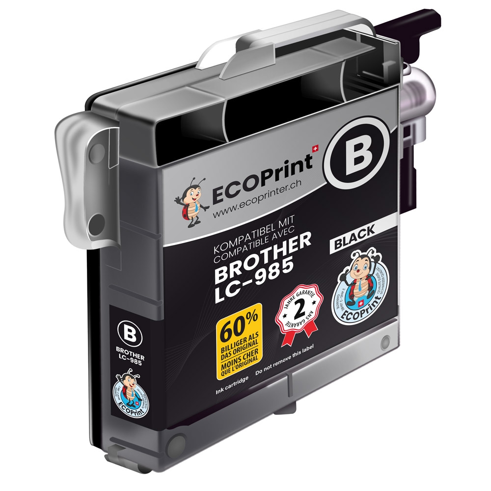 Cartouche ECOPrinter équivalent à Brother LC-985