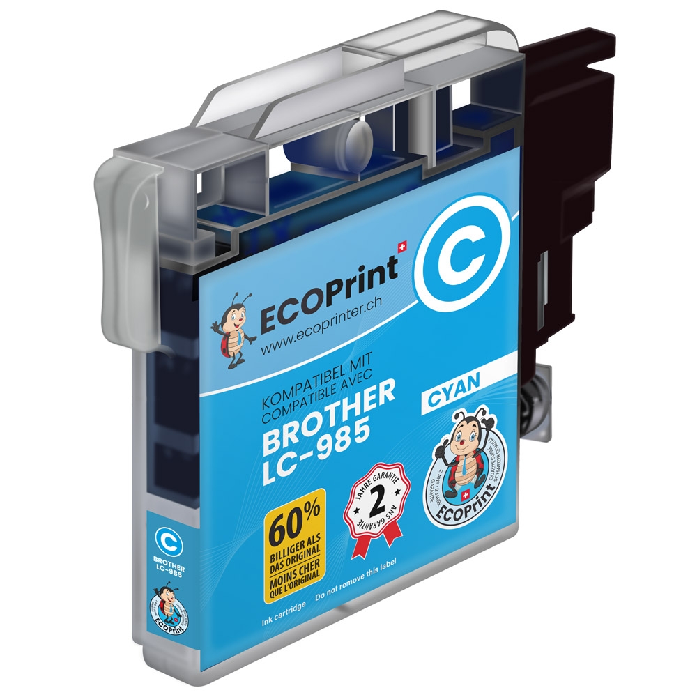 Cartouche ECOPrinter équivalent à Brother LC-985