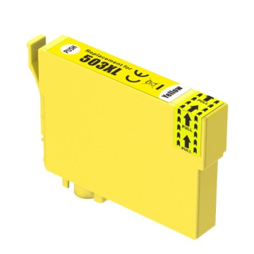 ECOPrinter Epson 503Y | Cartouche ECOPrinter équivalent à Epson 503 XL   | Famille Epson 503 (Piment) | Jaune (Y) | 470 pages