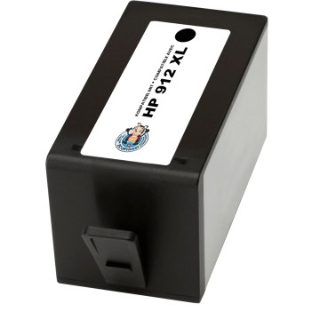 ECOPrinter HP 912BK | Cartouche ECOPrinter équivalent à HP 912XL  | Famille HP 912 | Noir (BK) | 825 pages