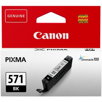 CANON CLI-571BK | Cartouche d'encre Canon CLI-571BK | PIXMA MG5750 | Noir (BK) | 7ml