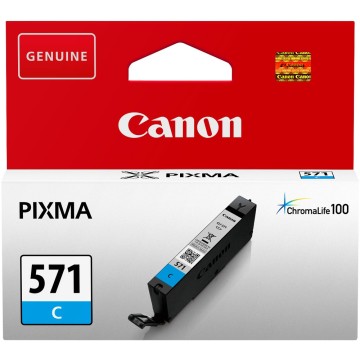 CANON CLI-571C | Cartouche d'encre Canon CLI-571C | PIXMA MG5750 | Cyan (C) | 7ml