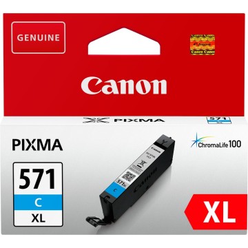 CANON CLI-571XLC | Cartouche d'encre Canon CLI-571XLC | PIXMA MG5750 | Cyan (C) | 11ml