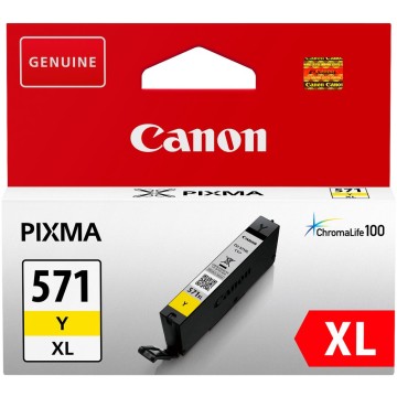 CANON CLI-571XLY | Cartouche d'encre Canon CLI-571XLY | PIXMA MG5750 | Jaune (Y) | 11ml