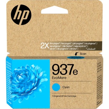 HP 4S6W6NE#LS1 | Cartouche d'encre HP 937e | OfficeJet 9110b/9120 | Cyan (C) | 1'650 pages