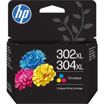 HP B7RT8AE#LS1 | Cartouche d'encre HP XL302/304 | OfficeJet 3830 | 3 Couleurs (3C) | 330 pages