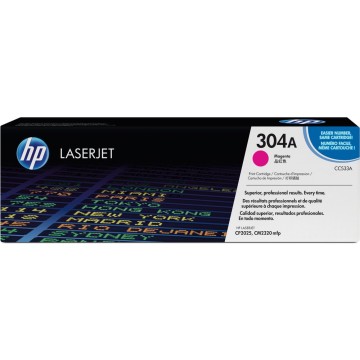 HP CC533A | Cartouche toner HP 304a | Color LaserJet CP2025 | Magenta (M) | 2'800 pages