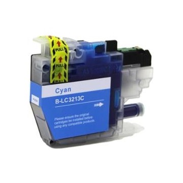 ECOPrinter Brother 3213C | Cartouche ECOPrinter équivalent à Brother LC-3211 - LC-3213   | Famille Brother LC-3211-3213 | Cyan (C) | 400 pages