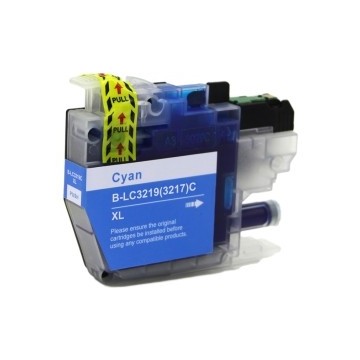 ECOPrinter Brother 3219C | Cartouche ECOPrinter équivalent à Brother LC-3217 - LC-3219   | Famille Brother LC-3217-3219 | Cyan (C) | 1'500 pages