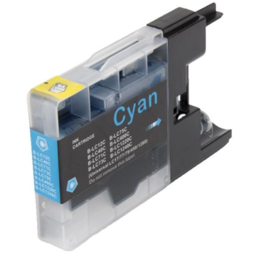 ECOPrinter Brother 1240C | Cartouche ECOPrinter équivalent à Brother LC-1240 - LC-1280  | Famille Brother LC-1240-1280 | Cyan (C) | 1'200 pages