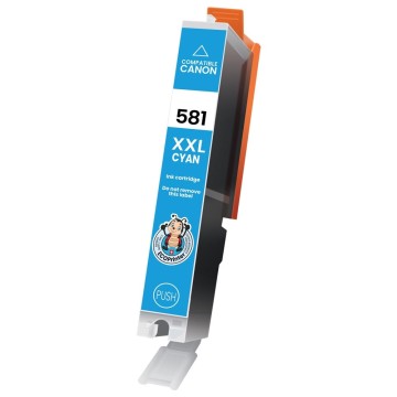 ECOPrinter Canon 581C | Cartouche ECOPrinter équivalent à Canon CLI-581 XXL   | Famille Canon PGI-580 / CL-581 | Cyan (C) | 850 pages