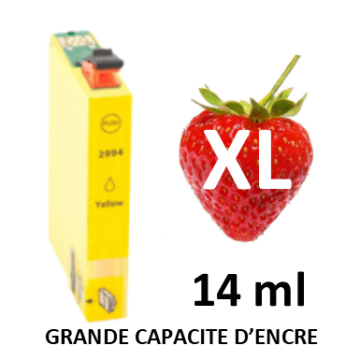 ECOPrinter Epson 2994Y | Cartouche ECOPrinter équivalent à Epson T2994 XL   | Famille Epson T1299x | Jaune (Y) | 700 pages