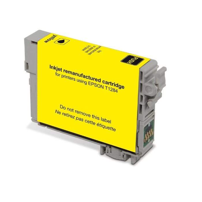 ECOPrinter Epson 1284Y | Cartouche ECOPrinter équivalent à Epson T1284   | Famille Epson T128x (Renard) | Jaune (Y) | 530 pages