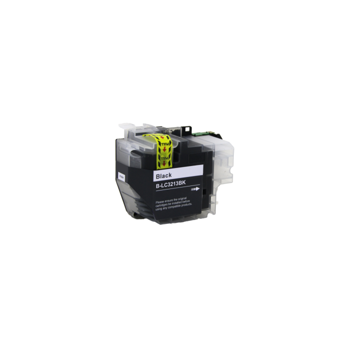 ECOPrinter Brother 3213BK | Cartouche ECOPrinter équivalent à Brother LC-3211 - LC-3213   | Famille Brother LC-3211-3213 | Noir (BK) | 400 pages