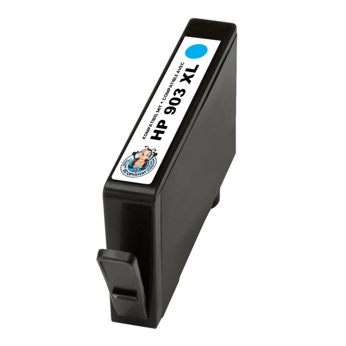 ECOPrinter HP 903C | Cartouche ECOPrinter équivalent à HP 903 XL | Famille HP 903 | Cyan (C) | 900 pages