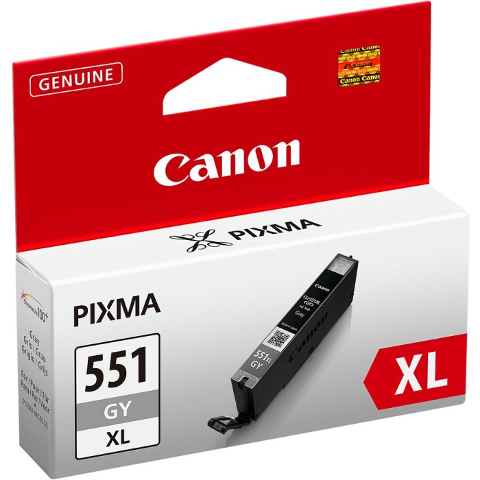 CANON CLI-551XLGY | Cartouche d'encre Canon CLI-551XLGY | PIXMA MG6350 | Gris (G) | 11ml