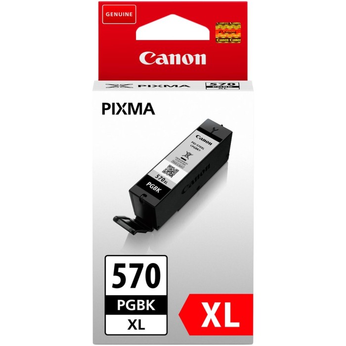 CANON PGI-570XLPGB | Cartouche d'encre Canon PGI-570XLPGB | PIXMA MG5750 | Noir Pigmenté (PGBK) | 22mn