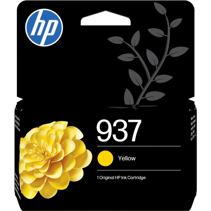 HP 4S6W4NE#LS1 | Cartouche d'encre HP 937 | OfficeJet 9110b/9120 | Jaune (Y) | 800 pages