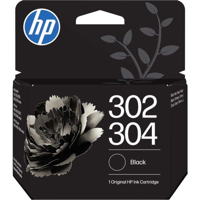 HP B7RT7AE#LS1 | Cartouche d'encre HP 302/304 | OfficeJet 3830 | Noir (BK) | 190 pages
