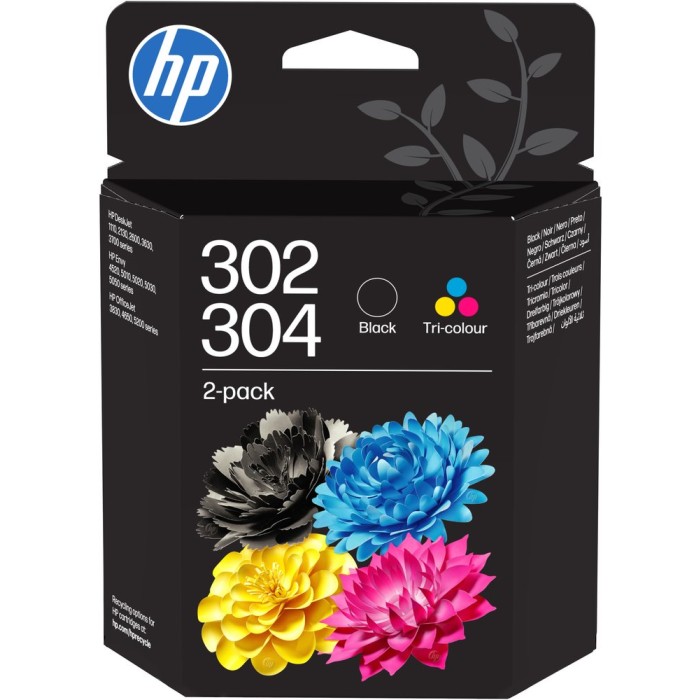 HP B82L1AE#LS1 | Combopack HP 302/304 | OfficeJet 3830 | BK/color | 190/165 pages
