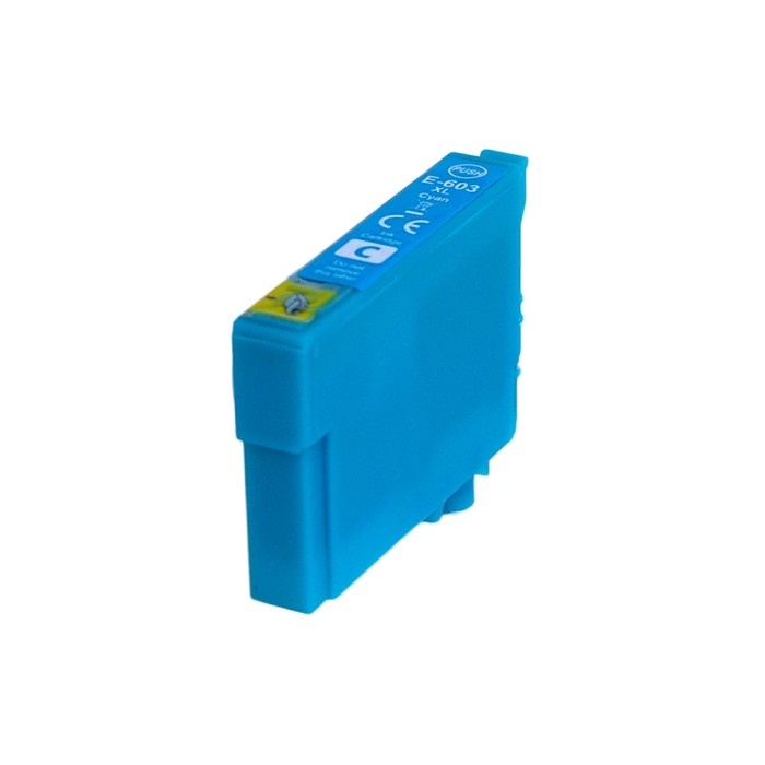 ECOPrinter Epson 603C | Cartouche ECOPrinter équivalent à Epson 603 XL   | Famille Epson 603 | Cyan (C) | 350 pages