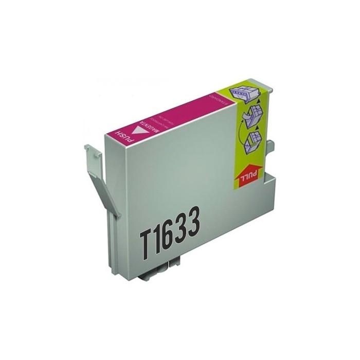 ECOPrinter Epson 16M | Cartouche ECOPrinter équivalent à Epson T16 XL   | Famille Epson T16 | Magenta (M) | 750 pages